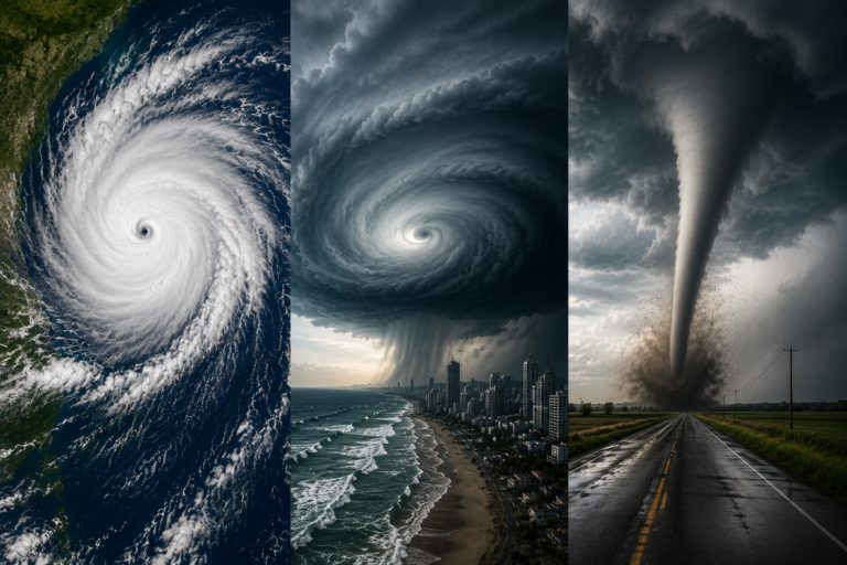 Ciclones, Furacões e Tornados